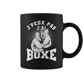 Boxeo Para Boxeador J'peux Pas J'ai Boxe Taza de café - Regaloses