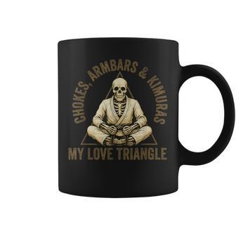 Brazilian Jiu Jitsu Bjj Hombres Ahoga Brazos Kimuras Taza de café - Regaloses