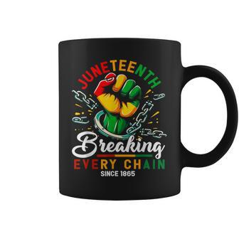 Breaking Every Chain Since 1865 Black Junenth Coffee Mug - Thegiftio UK