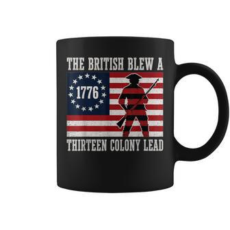 The British Blew A 13 Colony Lead 4Th Of July 1776 Coffee Mug - Monsterry