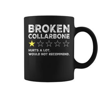 Broken Collarbone Injury Gag Get Well Soon Recovery Coffee Mug - Thegiftio UK