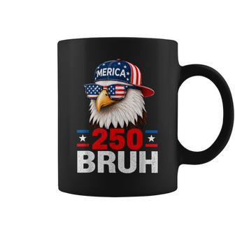Bruh 250 Anniversary Usa Boys Kids 250 Years 4Th Of July Coffee Mug - Thegiftio UK