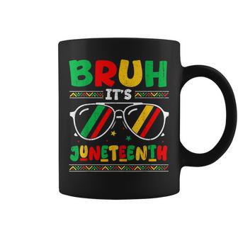 Bruh It's Junenth 1865 African American Boys Girls Kids Coffee Mug - Thegiftio