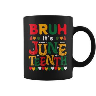 Bruh It's Junenth 1865 Celebrating African Kids Coffee Mug - Thegiftio UK