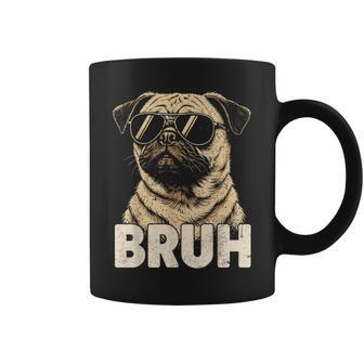 Bruh Pug Youth Boys Graphic N Meme Cute Pugs Dog Coffee Mug - Thegiftio UK