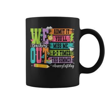 Bruh We Out Teachers Admit It You'll Miss Me 6 7 Times Bruh Coffee Mug - Thegiftio UK