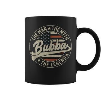 Bubba The Man The Myth The Legend Us Flag Father's Day Coffee Mug - Thegiftio