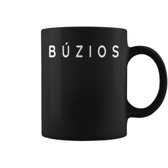 Buzios お土産 Búzios Beach Resort モダンフォント コーヒーマグ - Kawaiitshirt