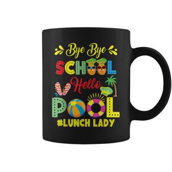 Bye Bye School Lunch Lady Summer Vacation Coffee Mug - Thegiftio