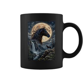 Caballo Místico Jinete In Mangas Taza de café - Regaloses