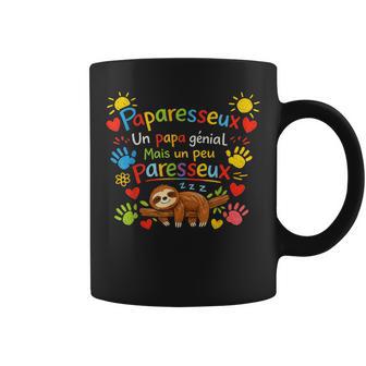 Cadeau Papa Original Paresseux Paparesseux Fête Pères Noël Tasse - Cadeauxyz