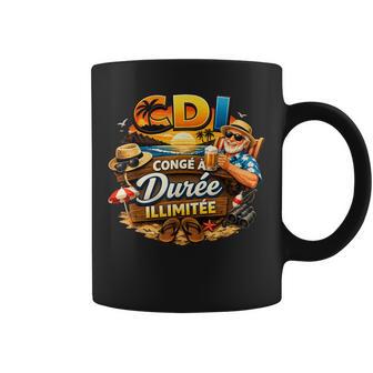 Cadeau Retraité Homme Humour Original Congé Durée Ilimitée Tasse - Cadeauxyz