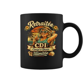Cadeau Retraitée Original Humour Congé Durée Ilimitée Tasse - Cadeauxyz