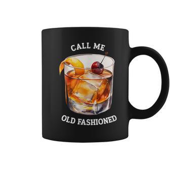 Call Me Old Fashioned Cocktail Classic & Effortlessly Cool Coffee Mug - Thegiftio UK