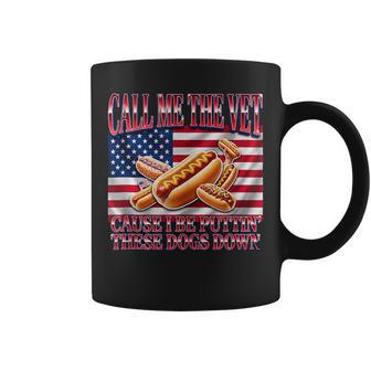 Call Me The Vet Hot Dog Meme Bootleg Retro Coffee Mug - Thegiftio UK