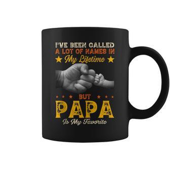 Called Lot Of Names But Papa Is Favorite Fathers Day Coffee Mug - Thegiftio UK