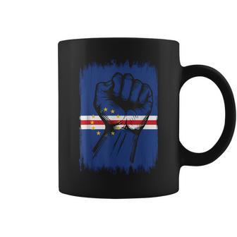 Cape Verde Flag Cabo Verde Cape Verdean Roots Coffee Mug - Thegiftio UK