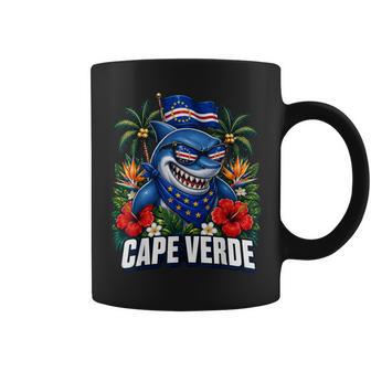 Cape Verde Flag Shark Cape Verdean Roots Cabo Verde Coffee Mug - Thegiftio UK