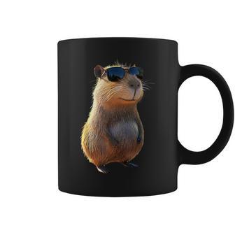 Capibara Con Gafas Deol Be Capy Capibara Roedor Taza de café - Regaloses