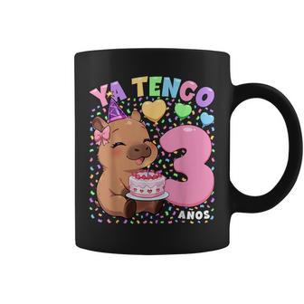 Capybara Niñas 3 Cumpleaños Carpincho Ya Tengo 3 Años Taza de café - Regaloses