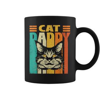Cat Daddy Retro Vintage Father's Day Pet Lover Coffee Mug | Seseable UK