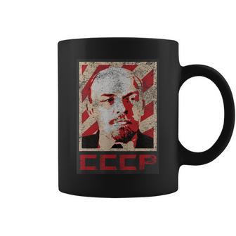 Cccp ソビエト連邦 レトロ ロシア レーニン ビンテージスタイル コーヒーマグ - Kawaiitshirt