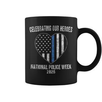Celebrating Our Heroes National Police Week 2026 Us Flag Coffee Mug - Thegiftio UK