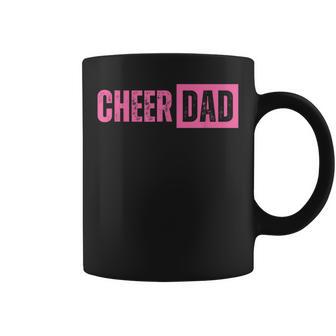 Cheer Dad Pink Cheerleading Coffee Mug - Monsterry