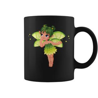 Chica Hada Con Alas De Mariposa Criaturas Míticas Hadas Taza de café - Regaloses