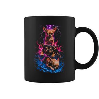 Chihuahua Rayo Fantasía Perro Arte Taza de café - Regaloses