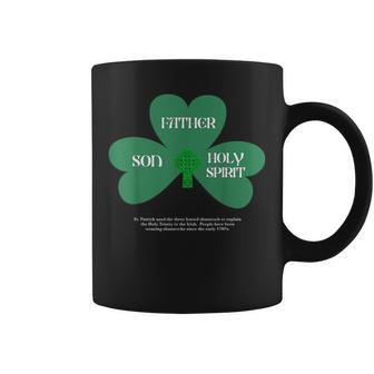 Christian St Patrick's Day Religious Trinity Clover Leaf God Coffee Mug - Thegiftio UK