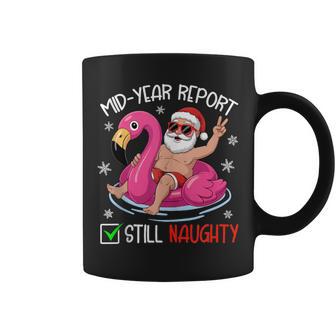 Christmas In July Mid Year Report Still Naughty Santa Coffee Mug - Thegiftio UK