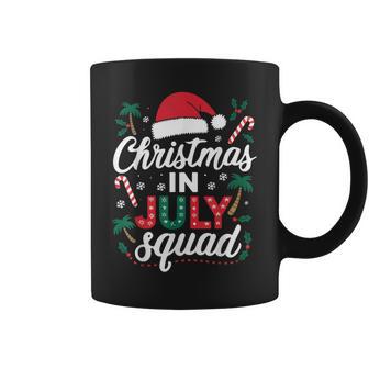 Christmas In July Squad Family Group Matching Beach Coffee Mug - Thegiftio UK