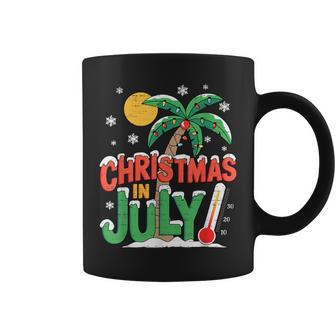 Christmas In July Summer Xmas Beach Vacation Kids Coffee Mug - Thegiftio UK
