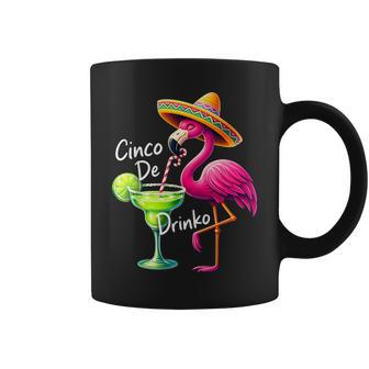 Cinco De Drinko Famingo Drinking Cinco De Mayo Coffee Mug - Thegiftio UK