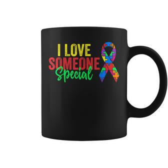 Cinta De Rompecabezas De Concienciaobre El Autismo I Loveomeonepecial Taza de café - Regaloses