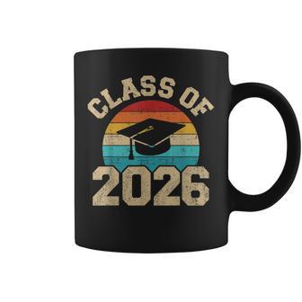 Class Of 2026 Graduation Hat Retro Coffee Mug - Thegiftio UK