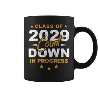 Class Of 2029 Count Down Graduating Fun First Day 8Th Grader Coffee Mug - Thegiftio UK
