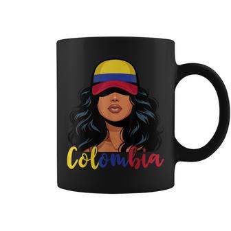 Colombian Girl Colombia Flag Proud Colombiana Women Coffee Mug - Thegiftio UK