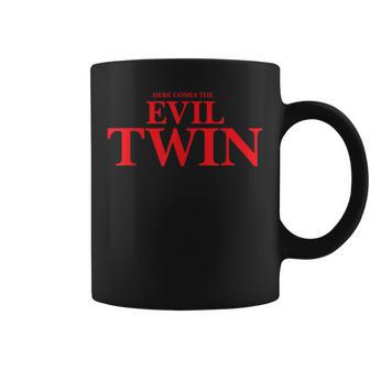 Here Comes The Evil Twin Divertente Twin Twins Tazze - Novitaregali
