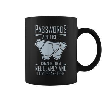 Computer Hacker La Contraseña Deeguridad Cibernéticaon Como Patatas Taza de café - Regaloses