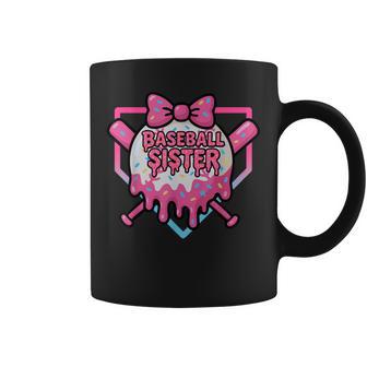 Cool Family Baseball Sister Love Cheer Melting Illustration Coffee Mug - Thegiftio UK