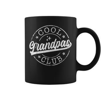 Cool Grandpas Club Emblem Father's Day Best Grandpa Coffee Mug - Monsterry