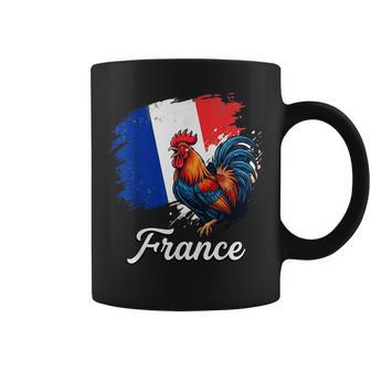 Coq Gaulois Drapeau France Patriotisme Tasse - Cadeauxyz