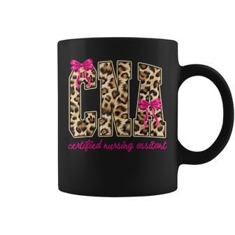 Coquette Cna Nurse Leopard Certified Nursing Assistant Coffee Mug | Mazezy