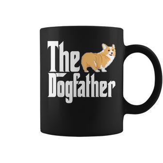 Corgi Dog Dad Dogfather Dogs Daddy Father Coffee Mug - Monsterry