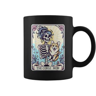 The Corgi Mom Skeleton Corgi Mama Puppy Dog Lover Women Coffee Mug - Thegiftio UK