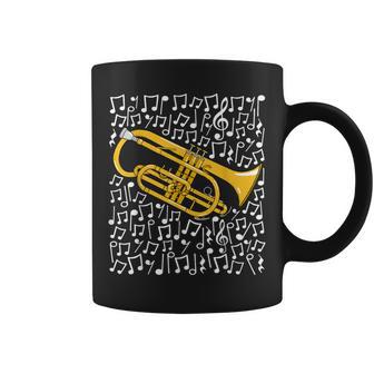 Cornet Notes De Musique Musicien De Cuivres Tasse - Cadeauxyz