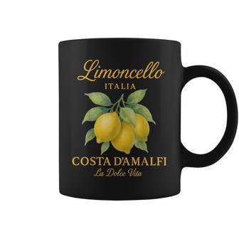 Costa Limoncello D'amalfi Retro Lemon Graphic Italy Lemons Coffee Mug - Thegiftio UK