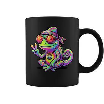Costume Caméléon Hippie Tie-Dyeigne De La Paix Années 70 Et 60 Tasse - Cadeauxyz
